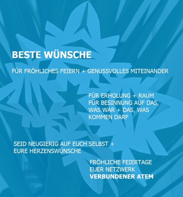 WEIHNACHTSGRÜSSE 2017 VERBUNDENER ATEM kopie