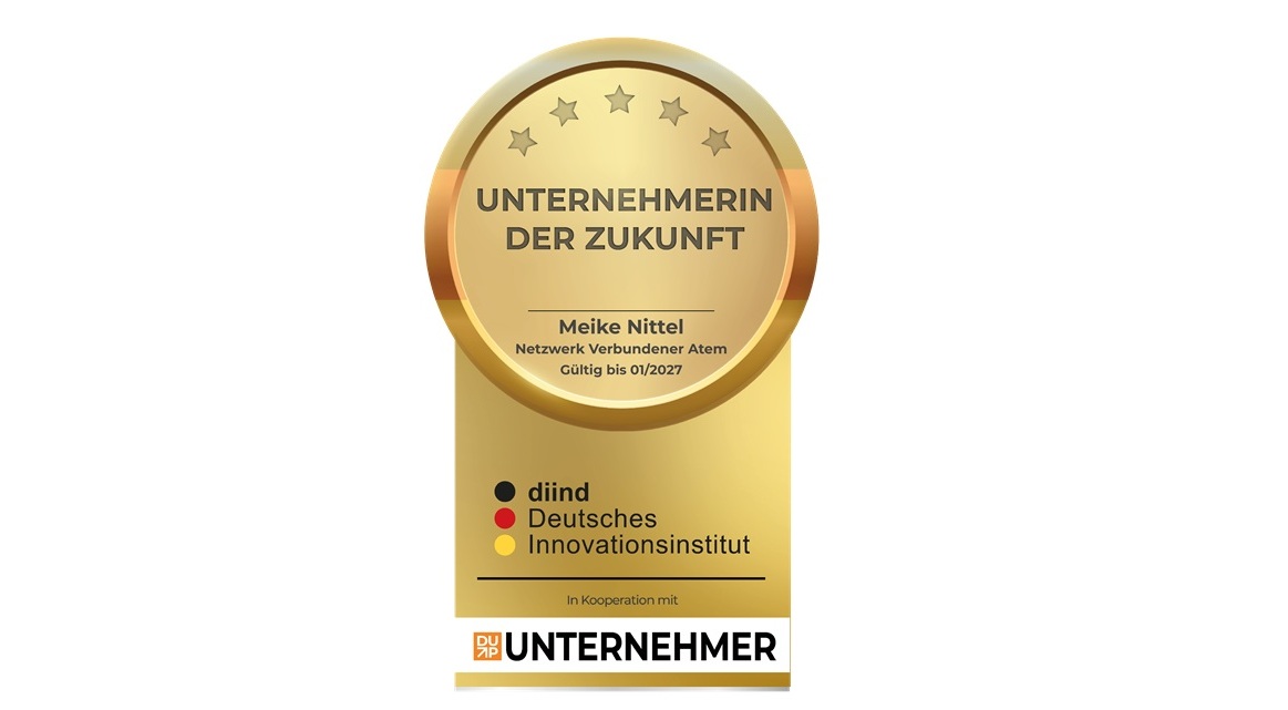 DIIND_SIEGEL_Unternehmerin_der_Zukunft_Meike Nittel Netzwerk Verbundener Atem_b