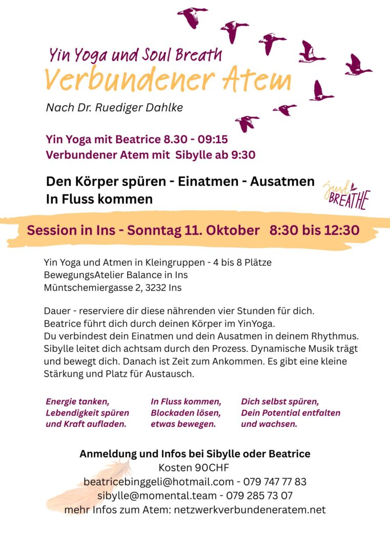 YinYoga und Verbundener Atem